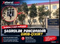 Xırdalan məktəbində şagirdlər pəncərədən girib-çıxır? – Direktorun açıqlaması yeni suallar yaratdı